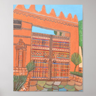 Arabic Door  Poster