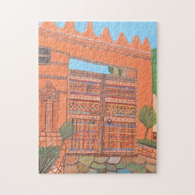 Arabic Door Puzzle (Vertical)