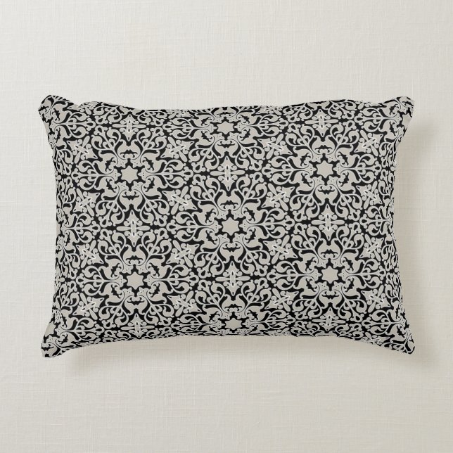 Arabic floral pattern decorative cushion (Front)