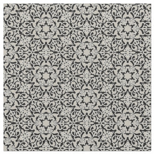 Arabic floral pattern fabric