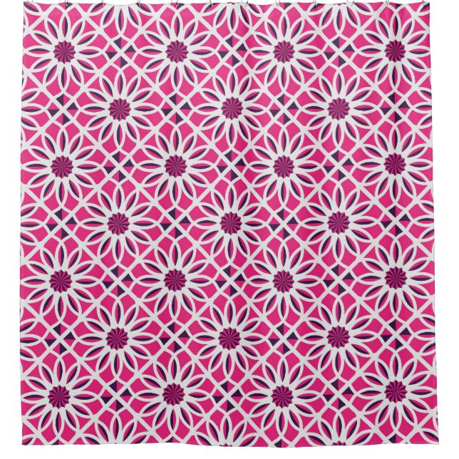 Arabic geometric ornament: seamless texture. shower curtain (Front)