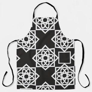 Arabic geometric pattern. Art decor. Islam. Flower Apron