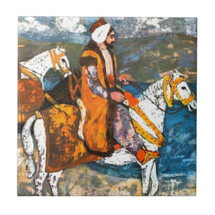 Arabic Horseman Tile