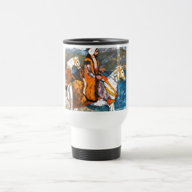 Arabic Horseman Travel Mug (Center)