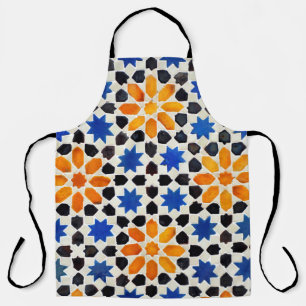 Arabic mosaic of tiles in Moroccan style, decorati Apron