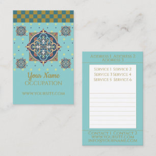 Arabic Pattern - Busienss Card