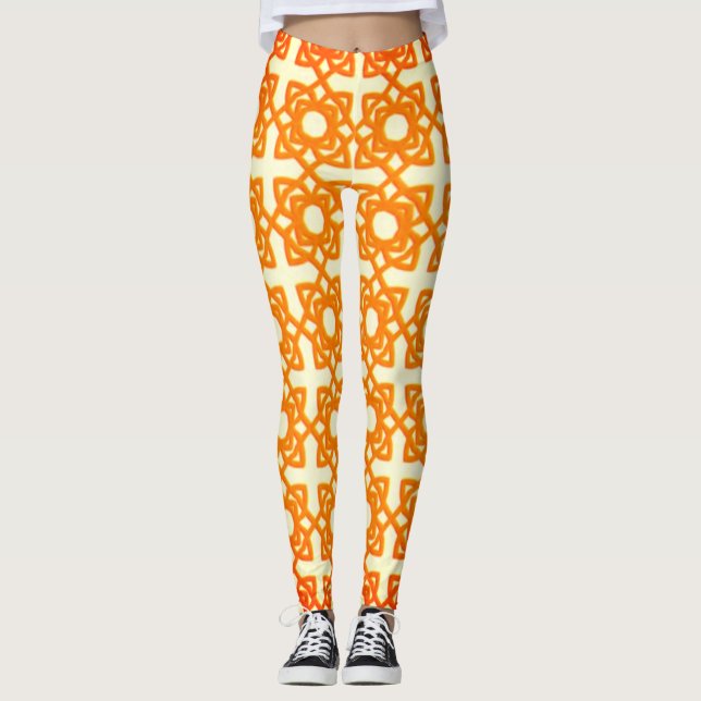 Arabic pattern leggings  (Front)