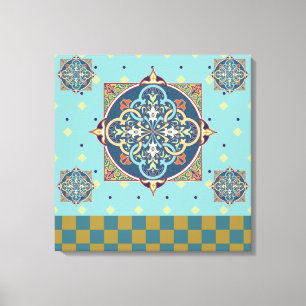 Arabic Pattern - Wrapped Canvas