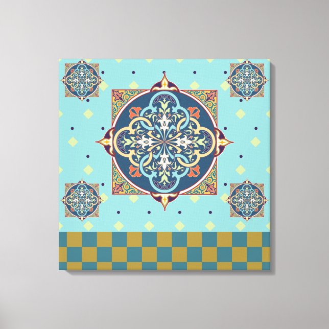 Arabic Pattern - Wrapped Canvas (Front)