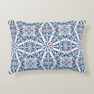 Arabic seamless pattern. colourful background on a decorative cushion