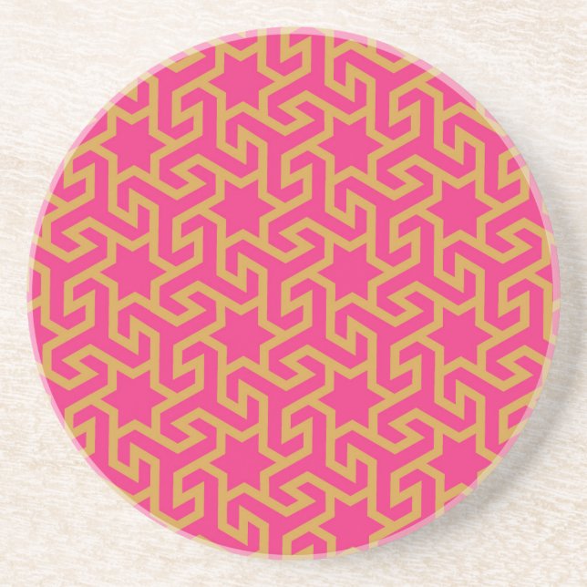 Arabic Star Shaped Pattern Coaster (Front)
