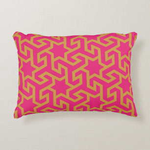 Arabic Star Shaped Pattern Decorative Cushion