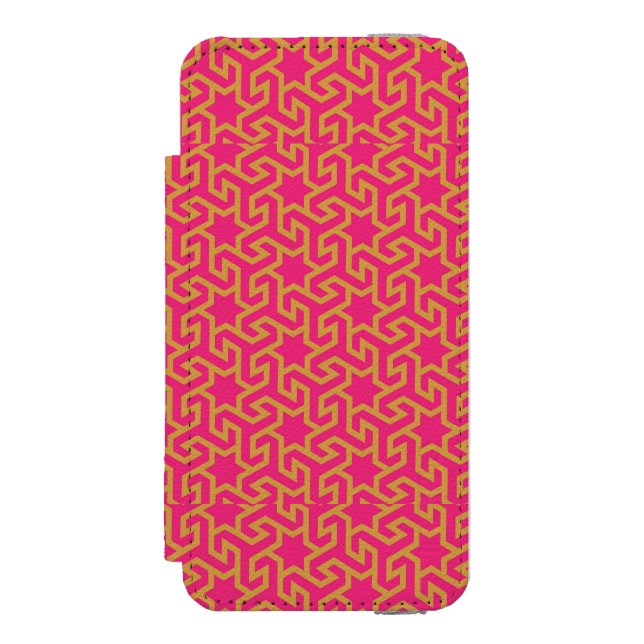 Arabic Star Shaped Pattern Incipio iPhone Wallet Case (Folio Front)