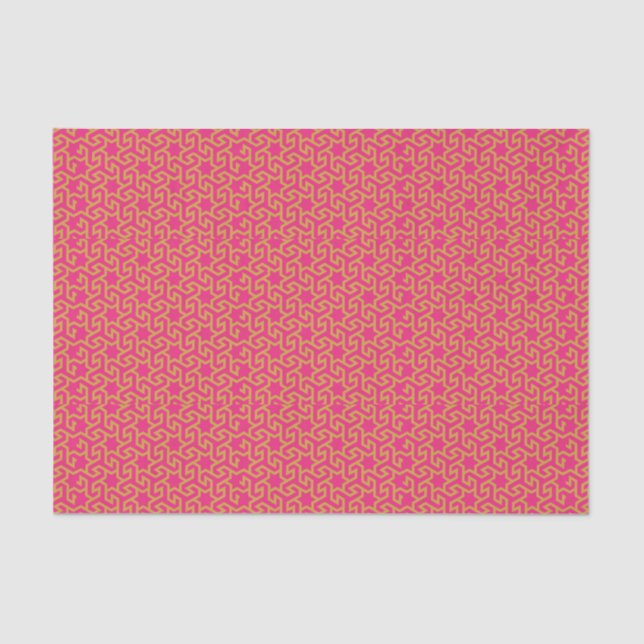 Arabic Star Shaped Pattern Tissue Paper (Front)