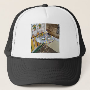 Arabic tea trucker hat