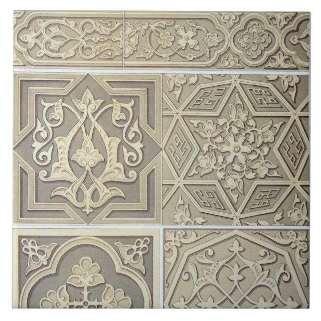 Arabic tile designs (colour litho) (Front)