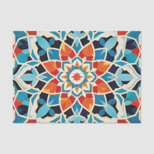 Arabic tile pattern lovers decoupage tissue paper