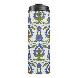 Arabic Traditional: Iznik Tile Seamless. Thermal Tumbler