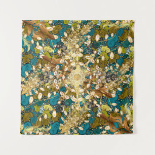 Arabic Vintage decorative ornament. Mandala patter Tapestry