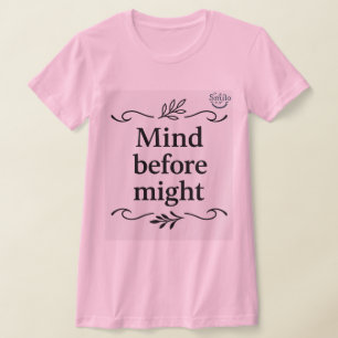 Arabic Wisdom Tee-Mind before might 'Women's' T-Shirt