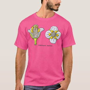 Arabidopsis thaliana Flower Illustration T-Shirt