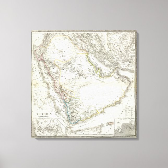 Arabien - Arabian Peninsula Canvas Print (Front)