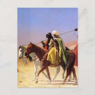 Arabs Crossing the Desert by Jean-Leon Gerome Postcard