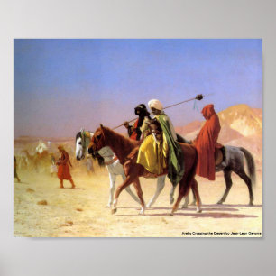 Arabs Crossing the Desert by Jean-Leon Gerome Poster