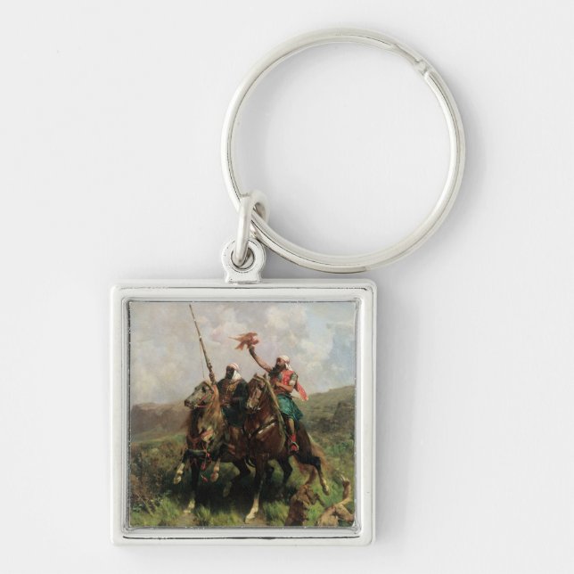Arabs with a Falcon Key Ring (Front)