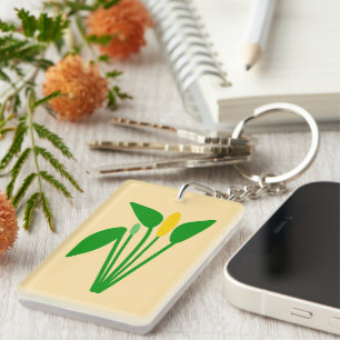 Araceae Acrylic Keychain