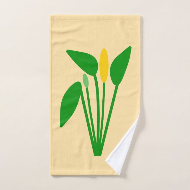 Araceae Bath Towel (Hand Towel)