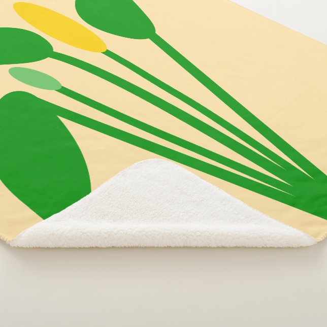 Araceae Sherpa Blanket (3/4)