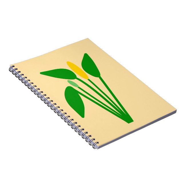 Araceae Spiral Photo Notebook (Right Side)