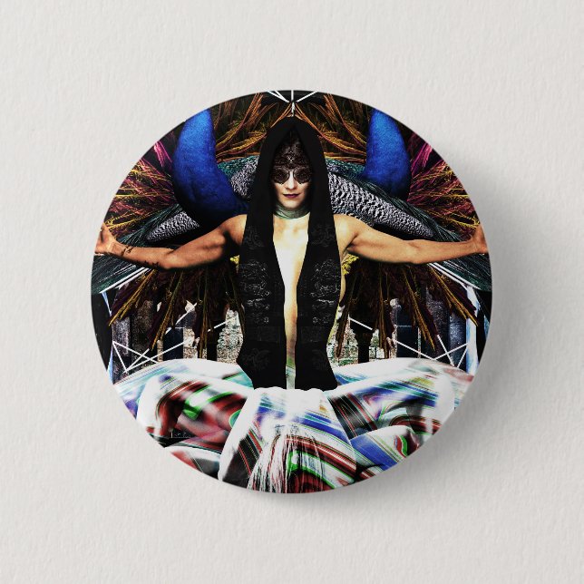 "Arachne- Pride-" 6 Cm Round Badge (Front)