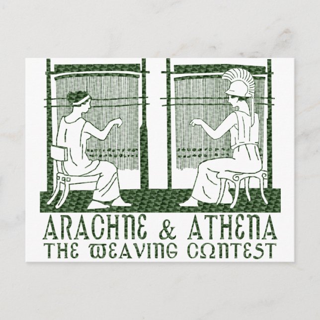 Arachne vs. Athena Postcard (Front)