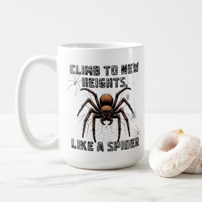Arachnid Ascent Coffee Mug (With Donut)