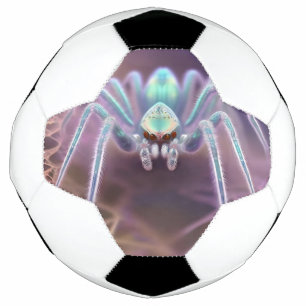 Arachnid Huntsman Spider Fractal Art, Football