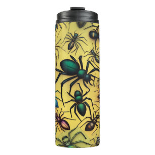 Arachnid Lovers Creepy Crawly Spiders, Thermal Tumbler