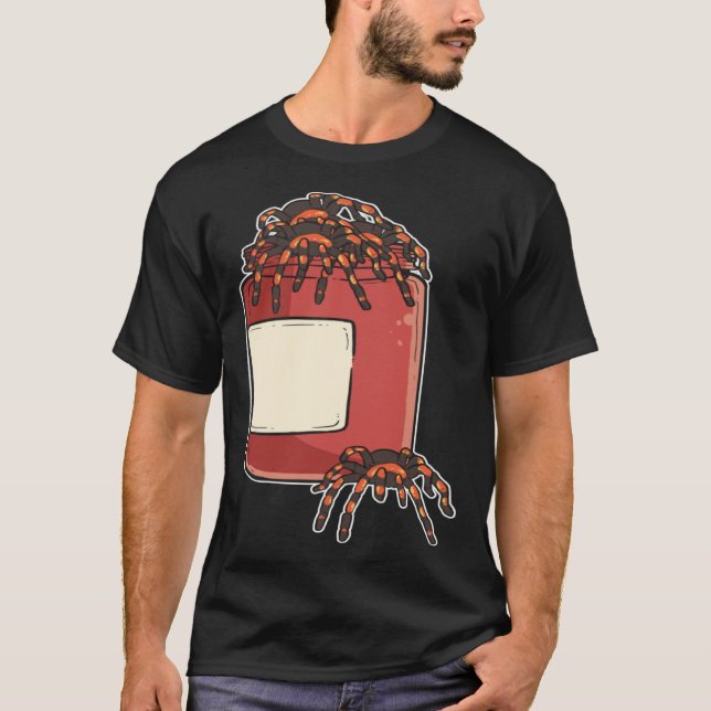 Arachnid Spiders In Bottle Cute Tarantula For Kids T-Shirt (Front)