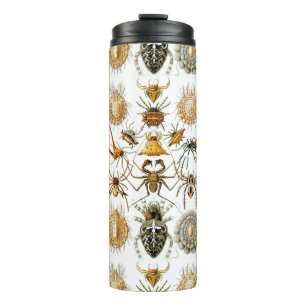 Arachnids by Haeckel vintage spider illustration  Thermal Tumbler