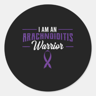 Arachnoiditis Awareness Arachnoid Chronic Disorder Classic Round Sticker