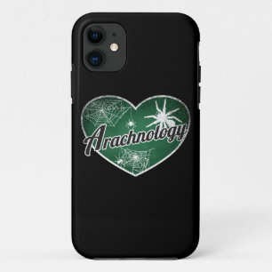 Arachnology Retro Heart Blackboard Love iPhone 11 Case