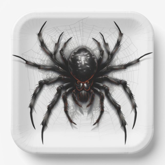 Arachnophobia cardboard plates (Front)