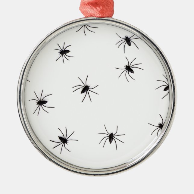 Arachnophobia (Spiders) (Creepy Insects) Metal Tree Decoration (Front)