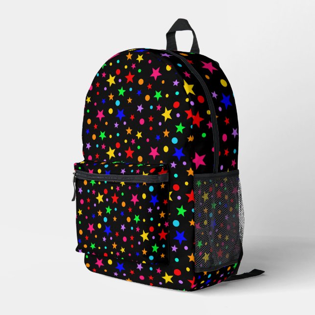 Arae Printed Backpack (Back Corner Right)