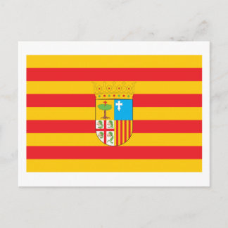 Aragon Flag Postcard