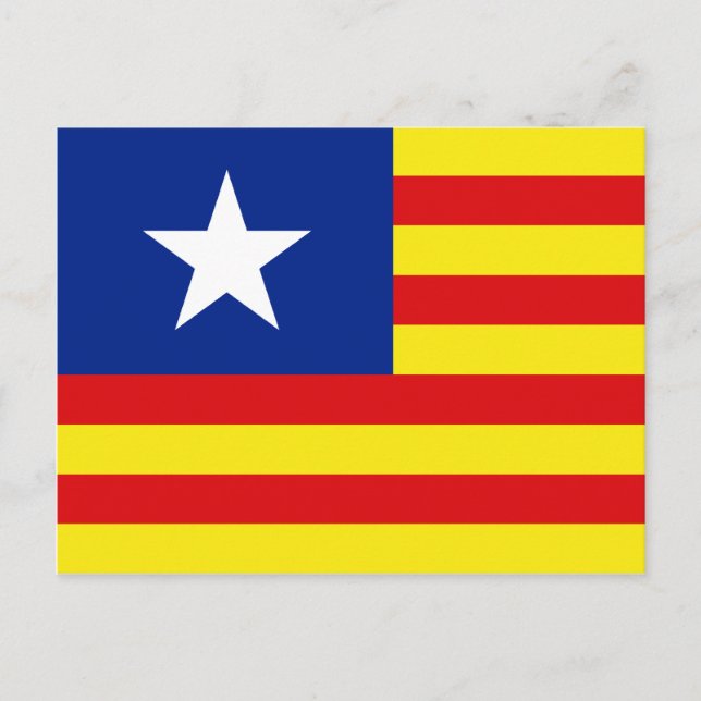 Aragon, South Korea flag Postcard (Front)