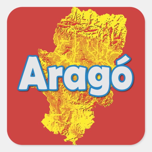 Aragon Square Sticker (Front)