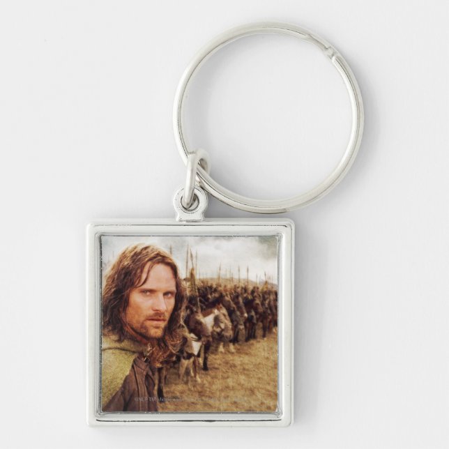 Aragorn Plus Line of Horses Key Ring (Front)