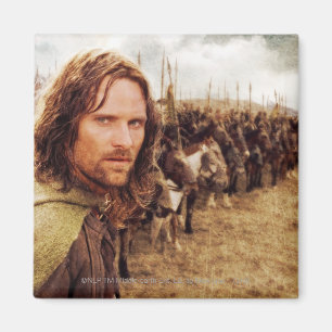 Aragorn Plus Line of Horses Magnet